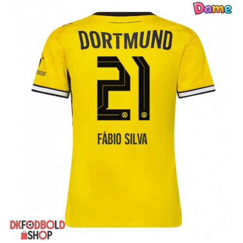 Borussia Dortmund Fabio Silva #21 Hjemmebanetrøje Dame 2026-27 Kort ærmer